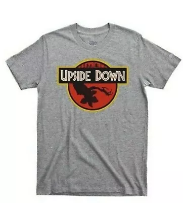 Buy Stranger   Upside Down T-Shirt Jurassic Park Parody Tee Retro Movie Tv • 6.99£