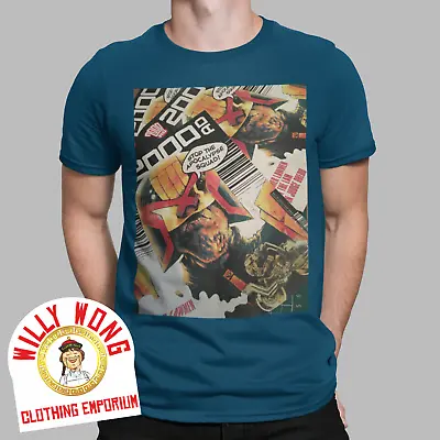 Buy Judge Dredd T-shirt Cartoon Comic Movie Retro Classic Vintage 2000 Ad Gamer Gift • 11.39£
