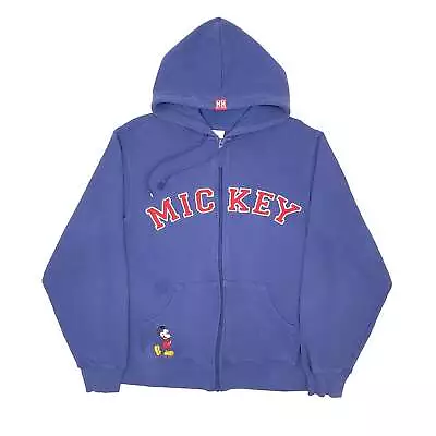 Buy DISNEY Full Zip Mickey Mouse Hoodie Jumper Sweatshirt Mens S • 15.99£