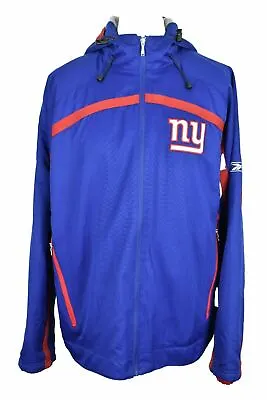 Buy REEBOK NY Giants NFL Blue Jacket Size L • 41.97£