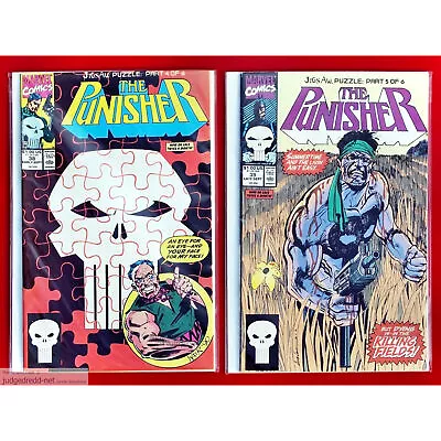 Buy Punisher # 38 And 39 Frank Castle  2 Marvel Comic Book Issues 1990 (Lot 2146 • 13.49£