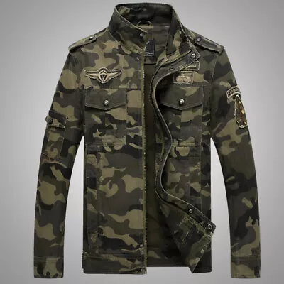 Buy Tactical Camouflage Denim Jacket • 49.99£