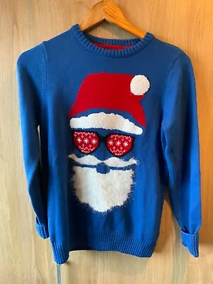 Buy Next Christmas Jumper 13 Years Santa • 7.50£