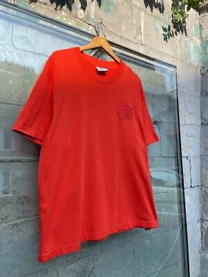 Buy Avirex USA Authentic Merch Orange Regular Fit T-Shirt Size XXL • 28.80£