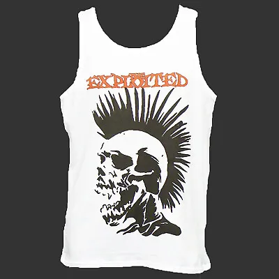 Buy The Exploited Punk Rock Hardcore T-SHIRT Vest Top Unisex White S-2XL • 13.99£
