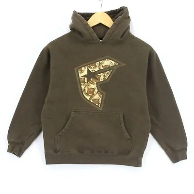 Buy Vintage Famous Stars And Straps Hoodie Sweatshirt Youth Kids Brown Pullover Sz S • 11.29£