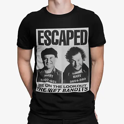 Buy Wet Bandits Escaped T-Shirt - Home Alone Film Movie Retro Comedy Christmas Xmas • 10.79£