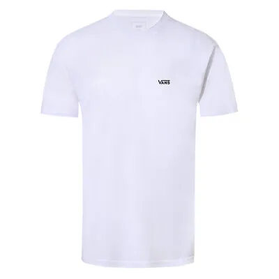 Buy Mens Vans Left Chest Logo Tee Short Sleeve Crew Neck T-Shirt White CVN0A3CZEYB2 • 14.99£