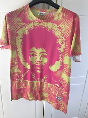 Buy Jimi Hendrix Rock Guitar T-Shirt ,Size L • 10£