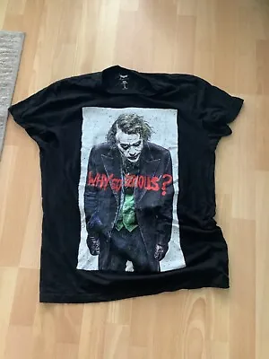 Buy Official Dark Knight T Shirt Large Joker,heath Ledger • 7.99£