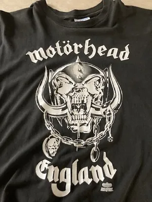 Buy Vintage Motorhead Tour Shirt Size L    1991  Metal Punk • 80£