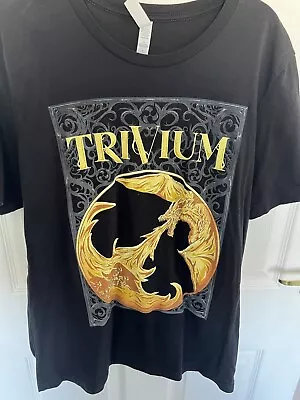 Buy Trivium Tour UK Dragon T Shirt 2023 Large • 25£