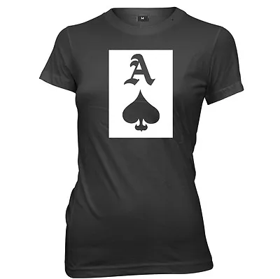Buy Ace Of Spades Womens Ladies Funny T-Shirt • 11.99£