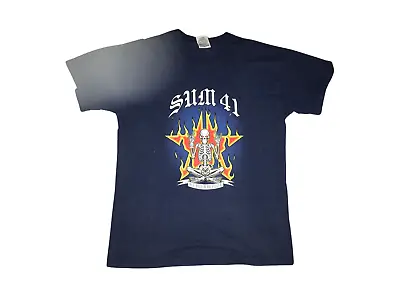 Buy Vintage Sum 41 All Killer No Filler Tour Tshirt Band Tee Size L Screenstars • 42£