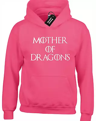 Buy Mother Of Dragons Hoody Hoodie Game Of Khaleesi Daenerys Thrones Direwolf • 16.99£