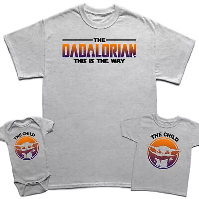 Buy Star Wars Dadalorian Fathers Day T-Shirt Son Kids Baby Matching T-Shirts Top #FD • 13.49£