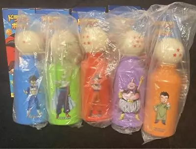 Buy Dragon Ball Water Bottle Lot Of 5 Goku Krillin Piccolo Vegeta Majin Buu • 93.37£