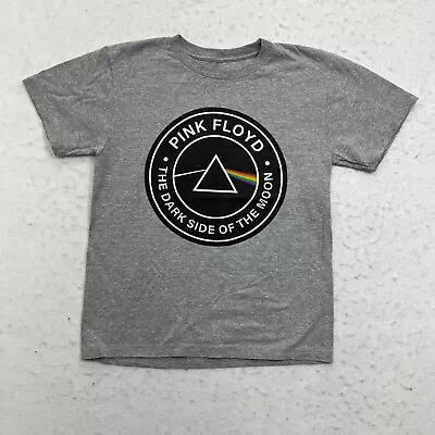 Buy Pink Floyd Dark Side Of The Moon T-Shirt Kids Boys 14 Light Gray Short Sleeve • 5.51£