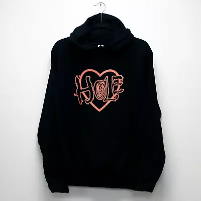 Buy Hole - Heart Logo Black Hooded Sweatshirt Hoody Hoodie Courtney Love Grunge Punk • 24.99£