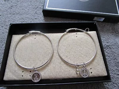 Buy Official Hard Rock Jewellery - Large Hoop Earrings  Boxed • 10£