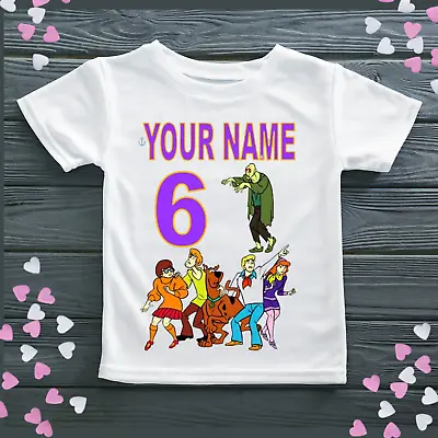 Buy Personalised  Scooby-Doo Birthday T-shirt • 9.99£