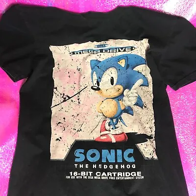 Buy Mens SEGA Sonic The Hedgehog Adult T Shirt Size Small / Plush Figure Game • 29.99£