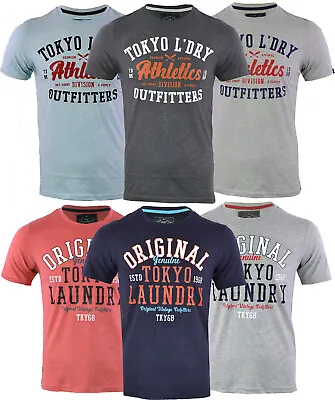 Buy Mens Tokyo Laundry Cotton Rich Short Sleeve T Shirt Casual Summer Top S-XXL • 8.99£