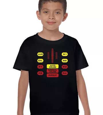 Buy Boys Knight Rider T-Shirt Kit Control Panel Funny David Hasselhoff The Hoff Kids • 8.99£