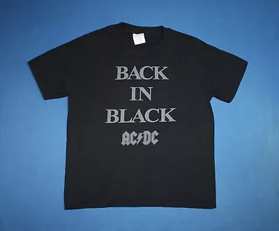 Buy Kids Back In Black AC/DC Shirt Hard Rock Band Youth Tee Small • 13.26£