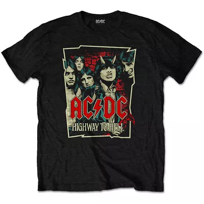 Buy T Shirt AC/DC ACDC Highway To Hell Sketch • 15.99£