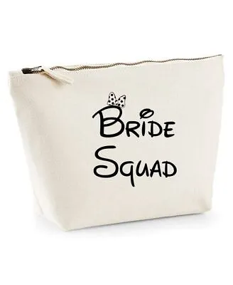 Buy Bride Squad Makeup Bag Wedding Marriage Gift Cosmetic Beauty Storage Accessory • 13.25£