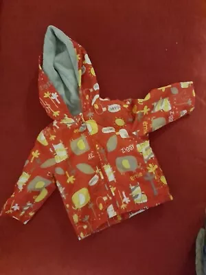 Buy Baby Lightweight Fleece Lined Hooded Coat Jacket, Tu, Age 3-6 Months • 3£