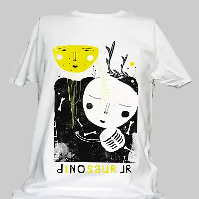Buy Dinosaur Jr Grunge Indie Punk Rock Short Sleeve White Unisex T-shirt S-3XL • 14.99£