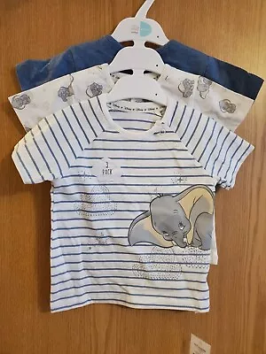 Buy Disney Dumbo Baby Short Sleeves Top/ T Shirts- George • 12.99£