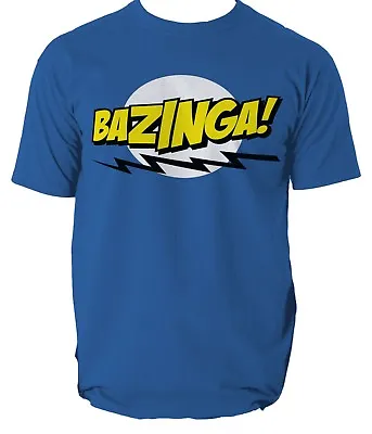 Buy Bazinga T-Shirt Mens The Big Bang Theory Sheldon Cooper Periodic Table S-3XL • 15.99£