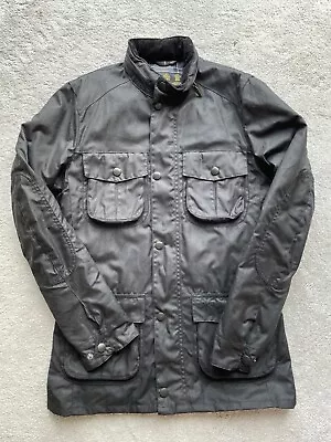 Buy £279 Mens Barbour Corbridge Smart Black Waxed Jacket + Hood Medium Slim Fit • 126£