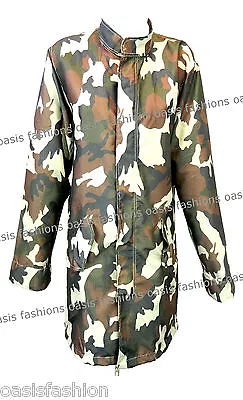 Buy Ladies Women's Summer Festival Camouflage Army Jackets Sizes Small To X-Large  • 12.99£