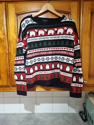Buy Great Xmas Themed Jumper Size 14 From New Look • 3.99£