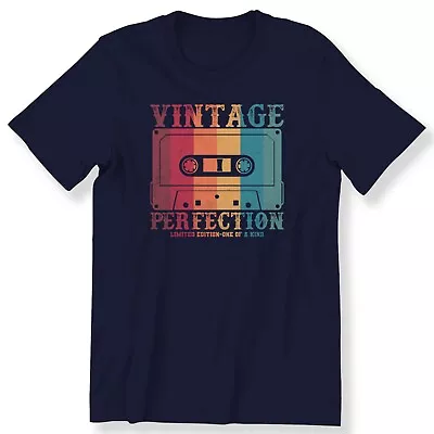 Buy Vintage Cassette Men Ladies T-shirt Retro Birthday Limited Edition Gift T-shirt • 12.99£