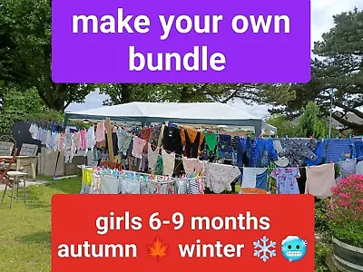 Buy 6-9 Months Girls Dress Outfit Jumper Jacket Cardigan Autumn Winter Make A Bundle • 1.99£