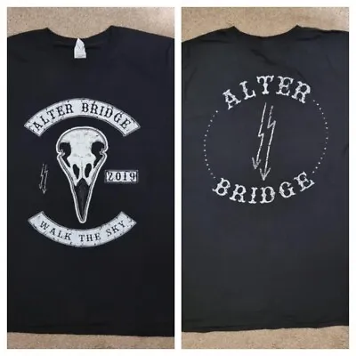 Buy Alter Bridge T Shirt 2019 Walk The Sky Official Merch Backprint LARGE  • 21.99£