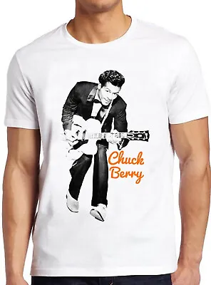 Buy Chuck Berry Guitar Legend Rock N' Roll Retro Music Top Tee T Shirt 1156 • 6.35£