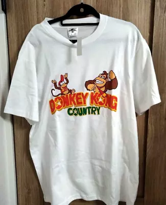 Buy USJ Nintendo Donkey Kong Country Limited T-shirt Size L White NEW From Japan • 84.10£