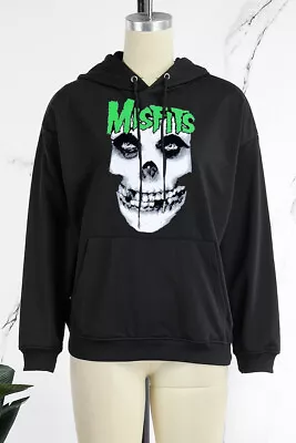 Buy Friday The 13th Hoodie Punk Rock Band Misfits Halloween Gift Sweatshirt Gift Uk • 21.59£