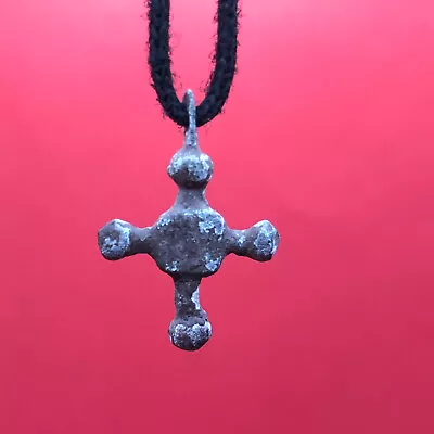 Buy Ancient Viking Cross Pendant Amulet Suspension 11-13 Century Jewelry Warrior • 21.20£