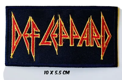 Buy Def Leppard Heavy Metal Punk Rock Embroidered Iron On Sew On Patch Badge • 2.49£