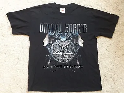 Buy DIMMU BORGIR Death Cult Armageddon Vintage T Shirt 2003 Black Metal LP Tour 666 • 72£