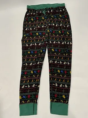 Buy Adult Hanna Andersson Sz XL Black Green Harry Potter Pajamas Joggers Pants • 9.94£