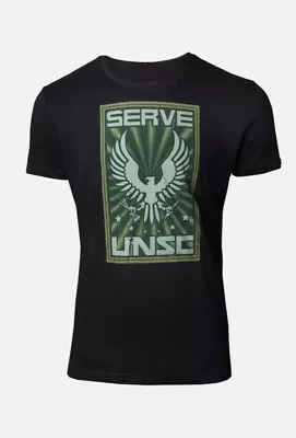 Buy Halo - Serve UNSC Men's T-shirt - Size L - Bioworld Official Halo T-shirt • 10.99£