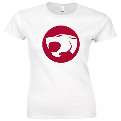 Buy Women's Thundercats Inspired Fitted T-Shirt, White • 8.99£